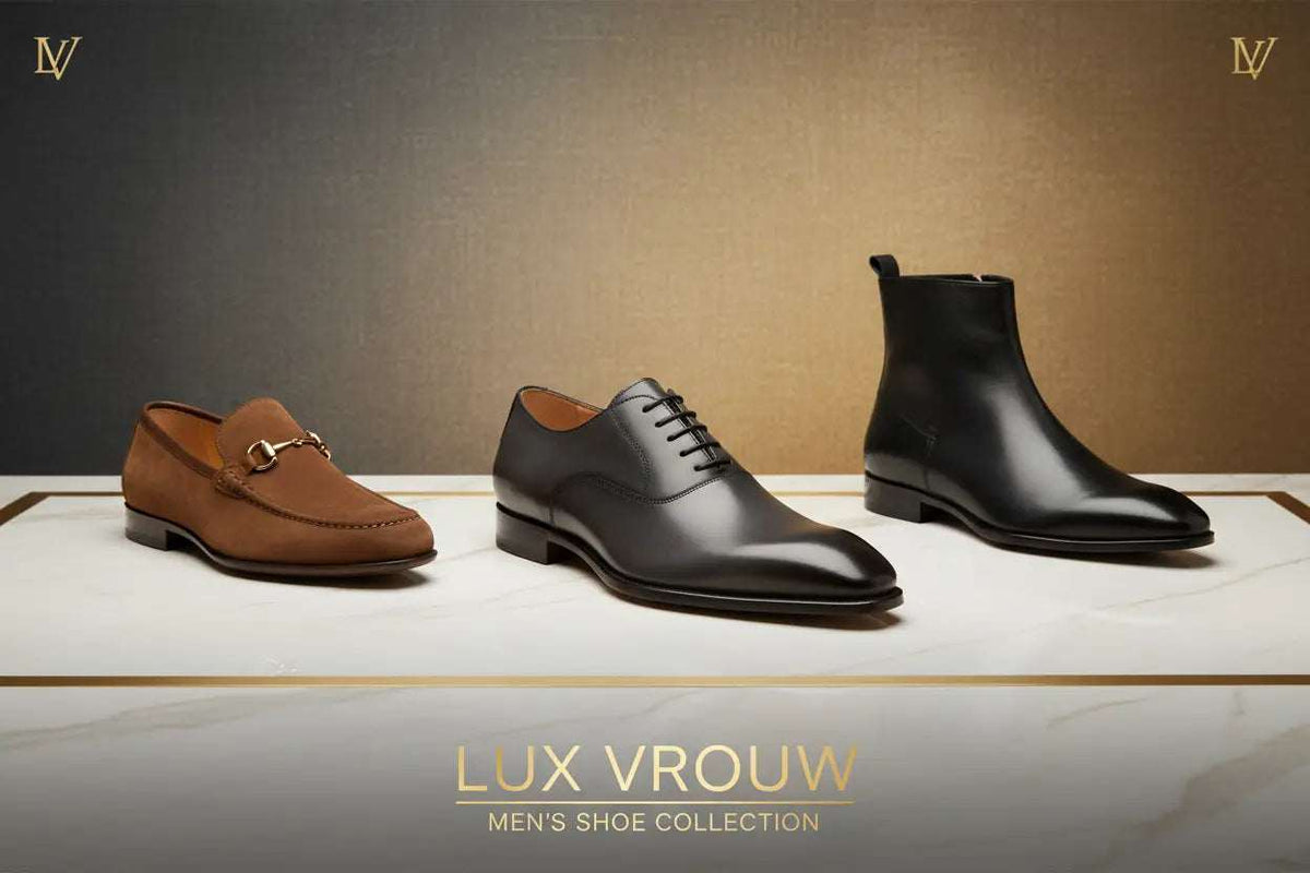 Chaussures pour Homme LuxVrouw premium sneakers mocassins boots style confortable