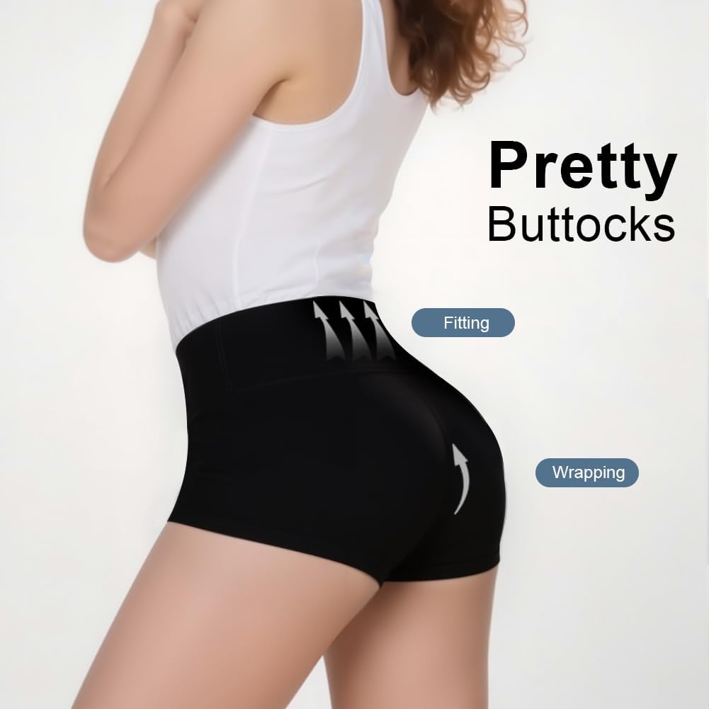 Short Sport Femme Taille Haute – Anti-Frottement & Push-Up | LuxVrouw LuxVrouw