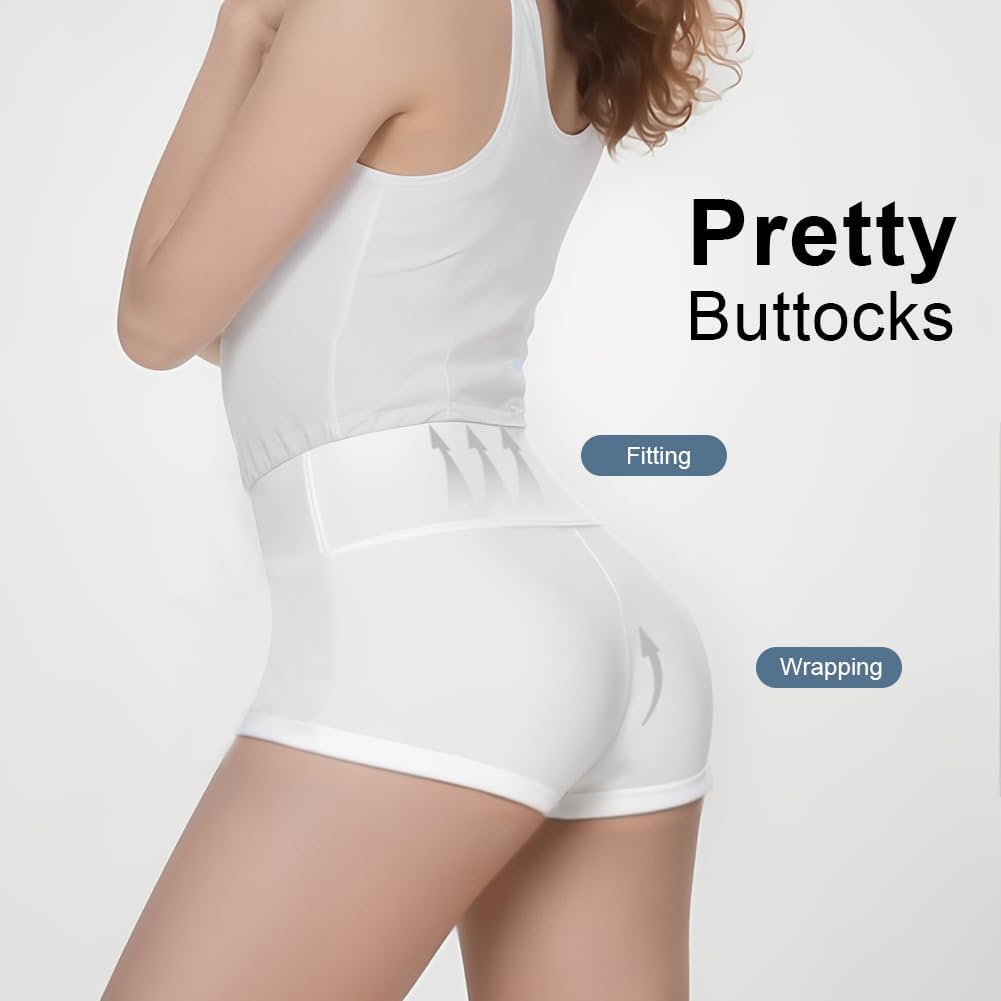 Short Sport Femme Taille Haute – Anti-Frottement & Push-Up | LuxVrouw LuxVrouw
