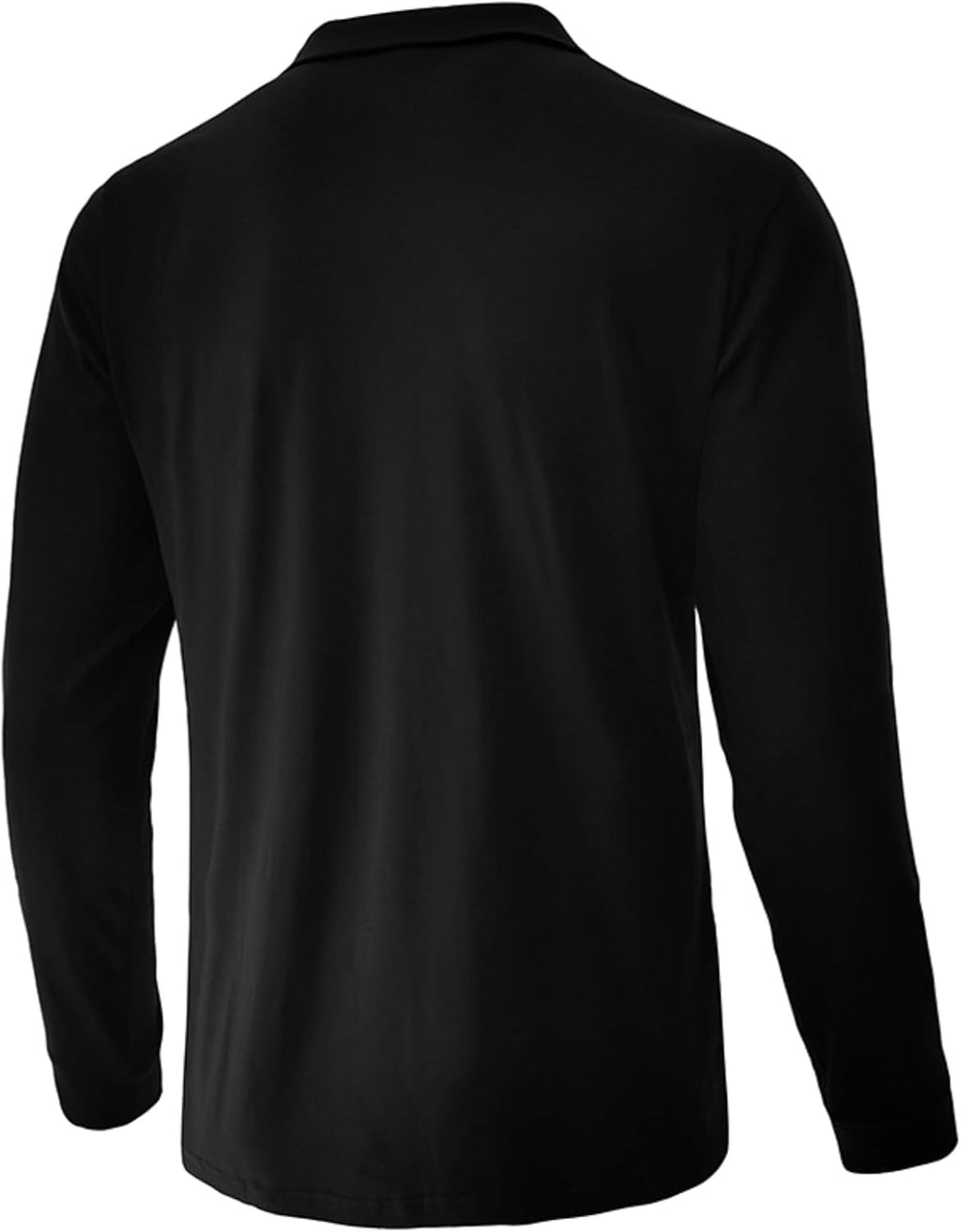 Ryehack Poloshirt met lange mouwen voor heren met 1/4 ritssluiting, raglan-T-shirt, regular fit, S-2XL LuxVrouw