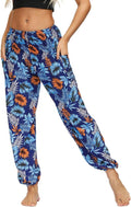 Pantalon Harem Femme Boho Imprimé Taille Haute – Léger & Poches | LuxVrouw