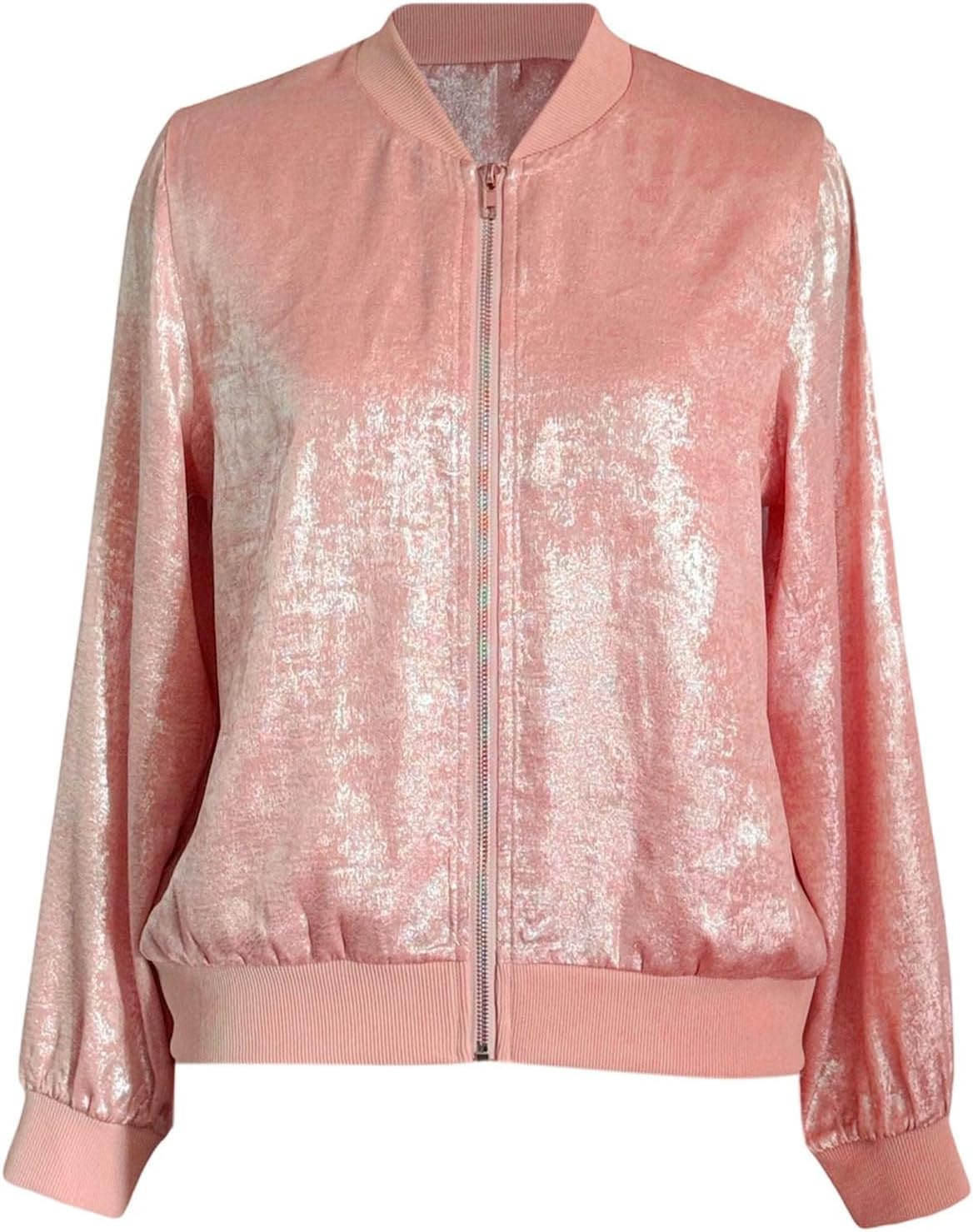 Glittertops voor dames, bomberjack met pailletten, paillettenjas, paillettenjas, getailleerde kostuumjas, paillettentop, streetwear, nachtclub outfit LuxVrouw