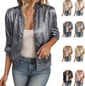 Veste Femme Paillettes Manches Longues – Soirée & Club | LuxVrouw LuxVrouw