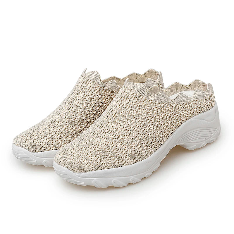 Summer Slip On Half Shoes For Women Platform