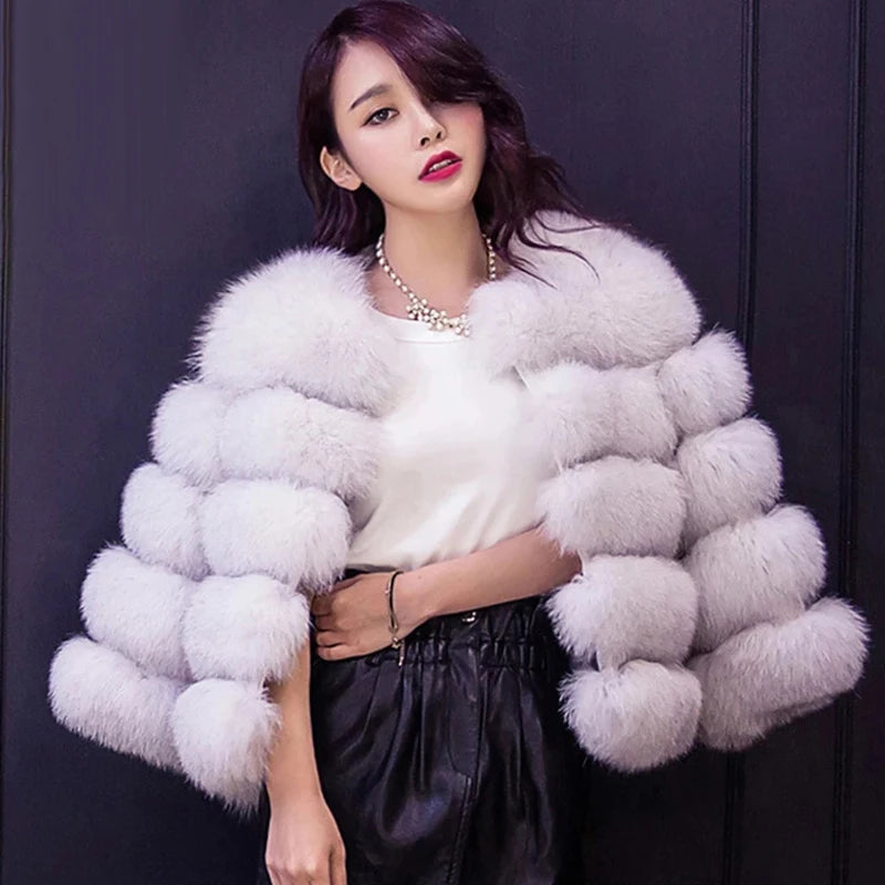 Manteau Femme en Fourrure – Chaud & Stylish Hiver LuxVrouw