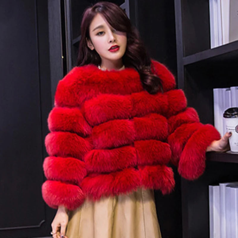 Manteau Femme en Fourrure – Chaud & Stylish Hiver LuxVrouw