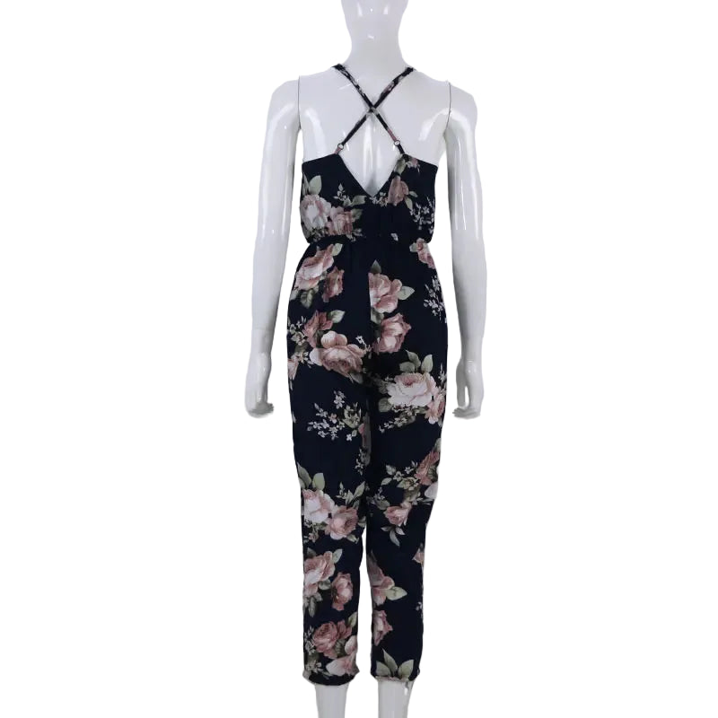 Jumpsuits Fashion Ladies Long Pants Backless Romper LuxVrouw