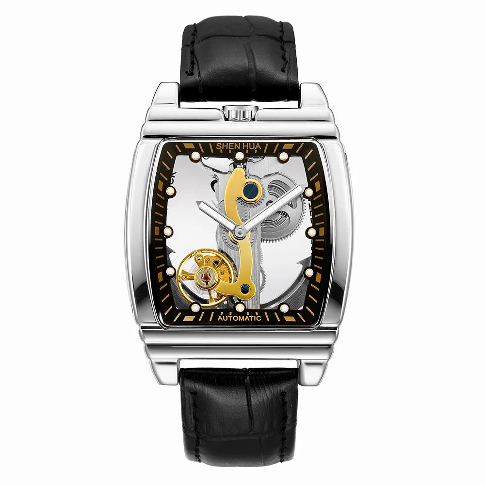 Montre Mécanique Homme Squelette Steampunk – Transparente & Automatique | LuxVrouw LuxVrouw