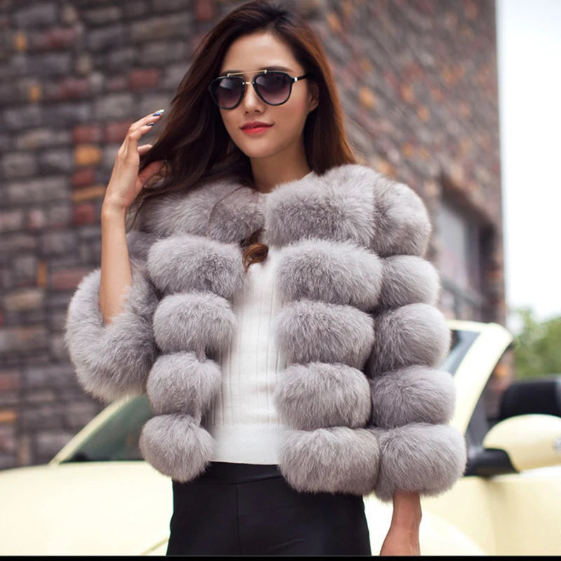 Manteau Femme en Fourrure – Chaud & Stylish Hiver LuxVrouw