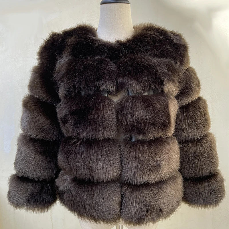 Manteau Femme en Fourrure – Chaud & Stylish Hiver LuxVrouw