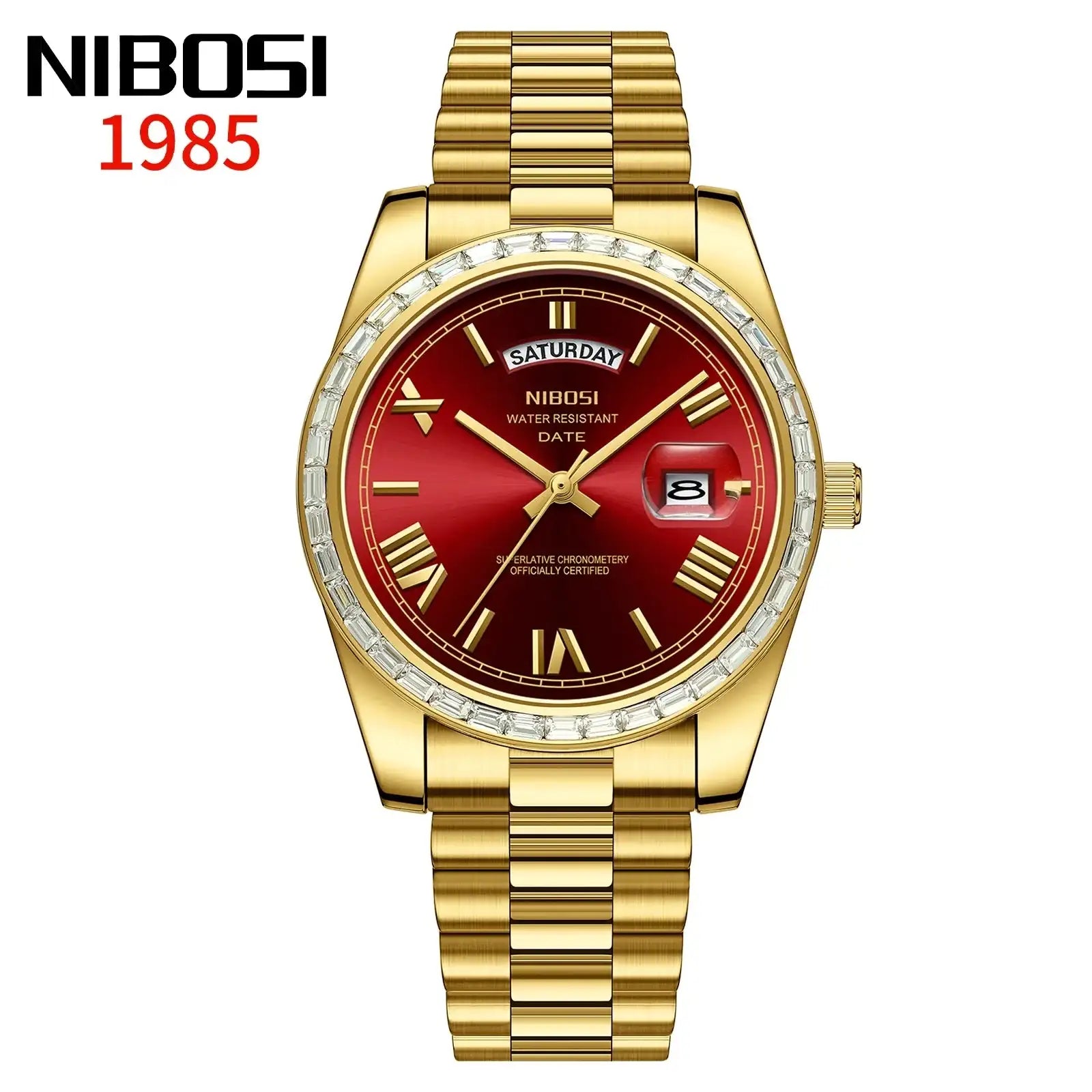 NIBOSI Brand Luxury New Watches For Man Waterproof Stainless Steel Men's Quartz Watch With Perpetual Calendar relógios masculino LuxVrouw