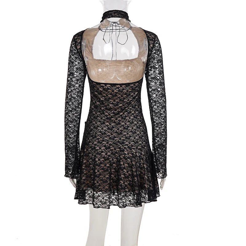 Elegant Fashion Sexy Lace A-Line Dress