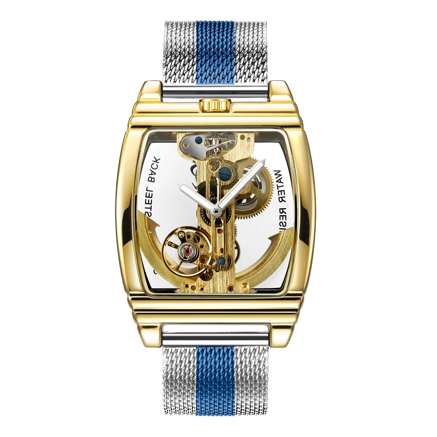 Montre Mécanique Homme Squelette Steampunk – Transparente & Automatique | LuxVrouw LuxVrouw