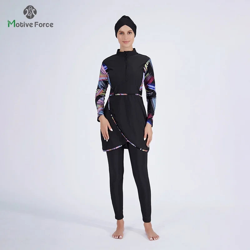 Burkini 3 Pièces Femme – Modeste & Élégant LuxVrouw