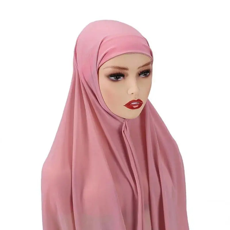 Hijab Instantané avec Bonnet – Confort & Style LuxVrouw
