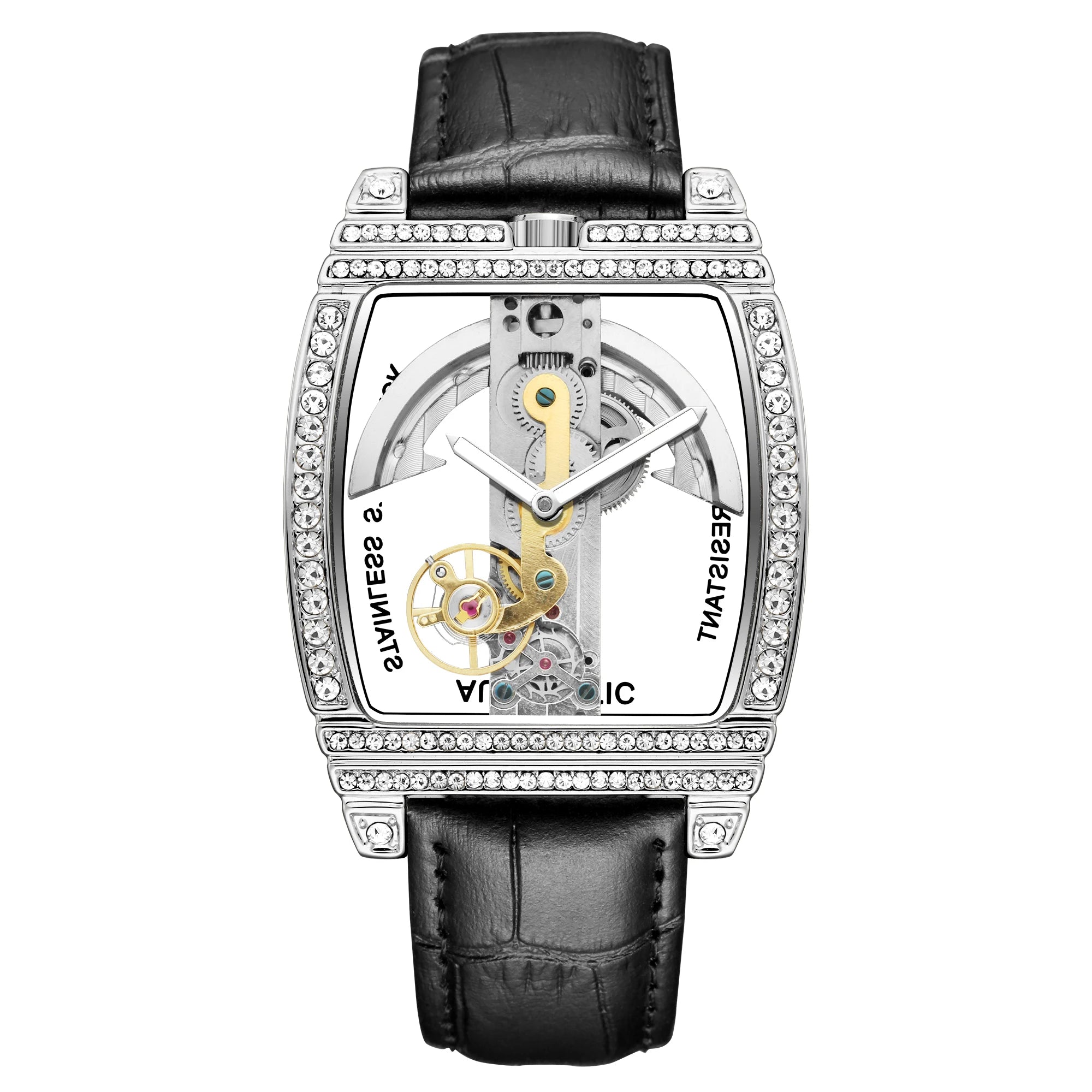 Montre Mécanique Homme Squelette Steampunk – Transparente & Automatique | LuxVrouw LuxVrouw