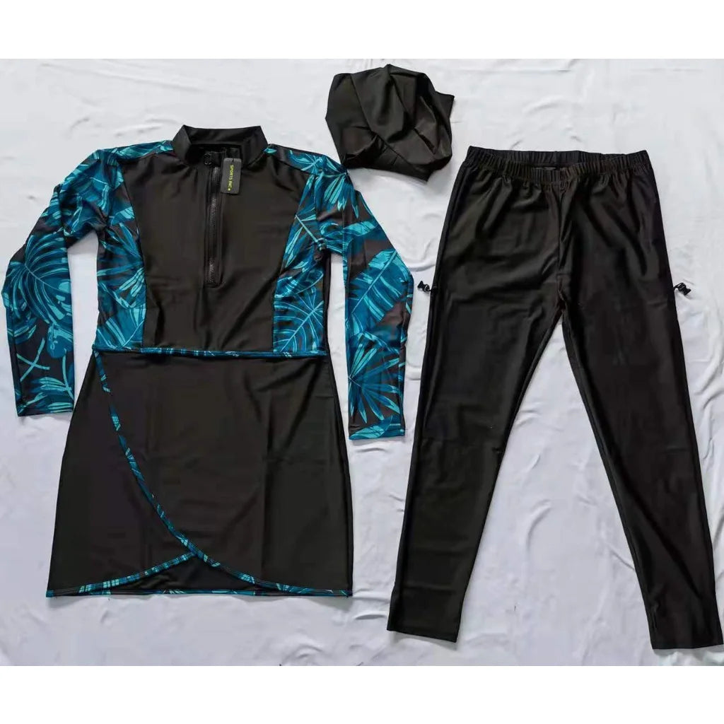 Burkini 3 Pièces Femme – Modeste & Élégant LuxVrouw