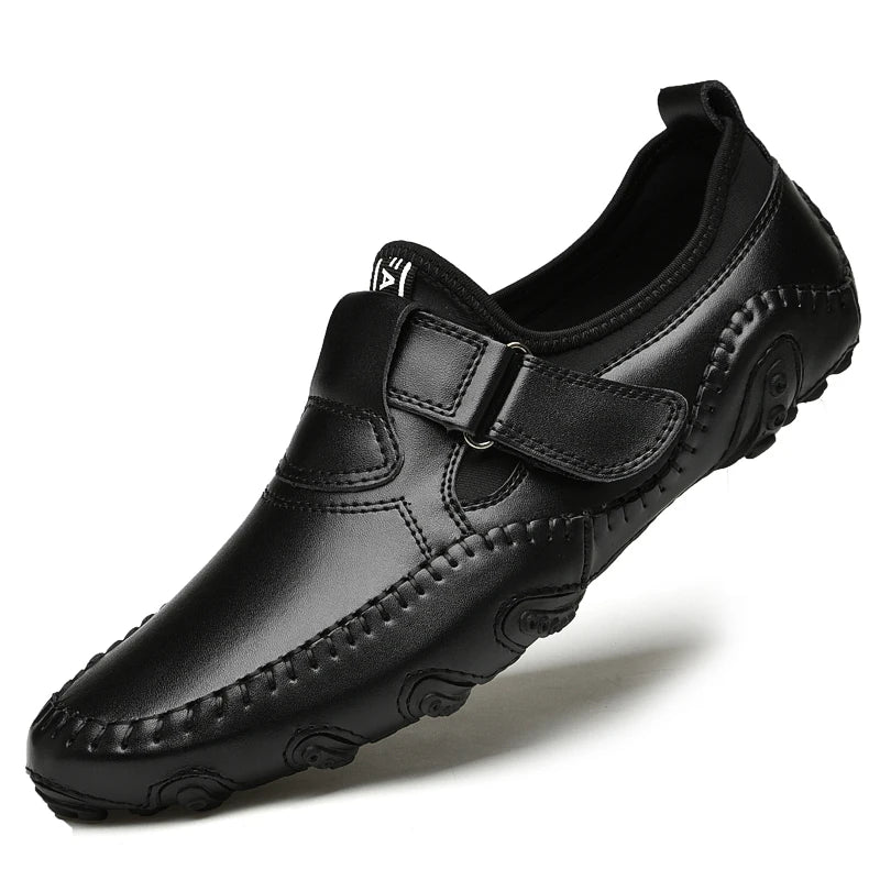 Mocassins Homme Cuir Blanc Yeinshaars – Confortables & Style Britannique | LuxVrouw LuxVrouw