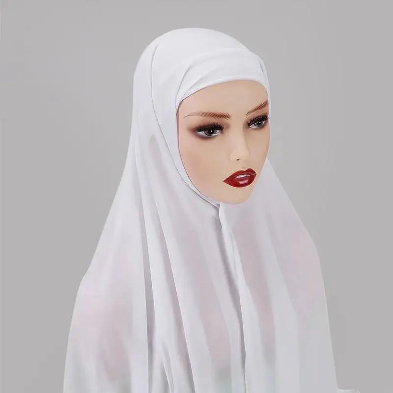 Hijab Instantané avec Bonnet – Confort & Style LuxVrouw