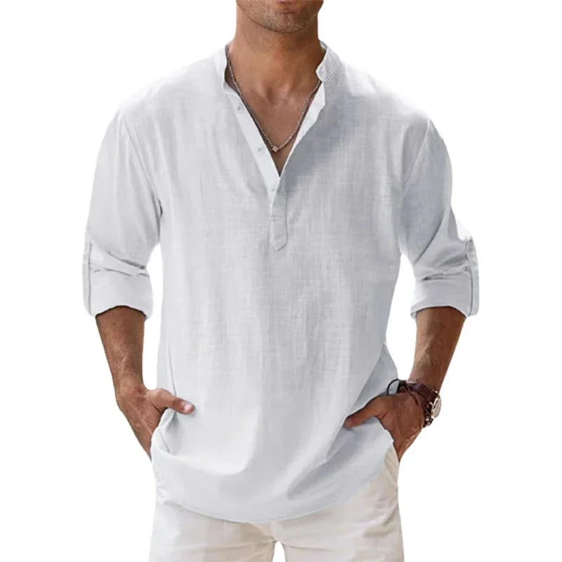 Chemise Tunique Homme Été – Casual & Légère LuxVrouw