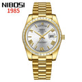 NIBOSI Brand Luxury New Watches For Man Waterproof Stainless Steel Men's Quartz Watch With Perpetual Calendar relógios masculino LuxVrouw