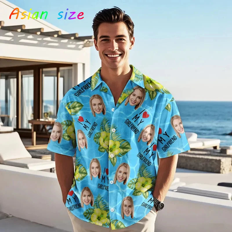 Chemise Hawaïenne Homme – Personnalisée & Fun LuxVrouw