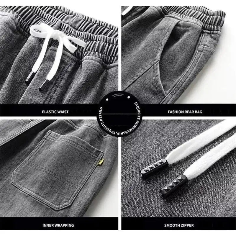 Jogger Jean Homme Fashion Confort Stretch LuxVrouw