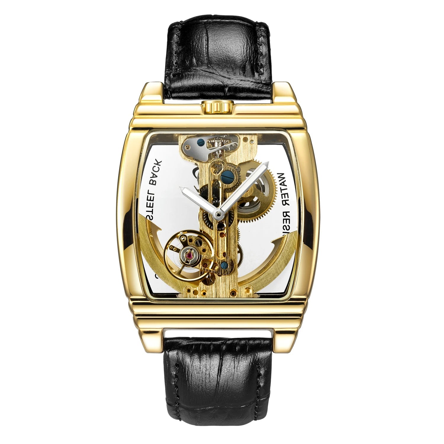 Montre Mécanique Homme Squelette Steampunk – Transparente & Automatique | LuxVrouw LuxVrouw