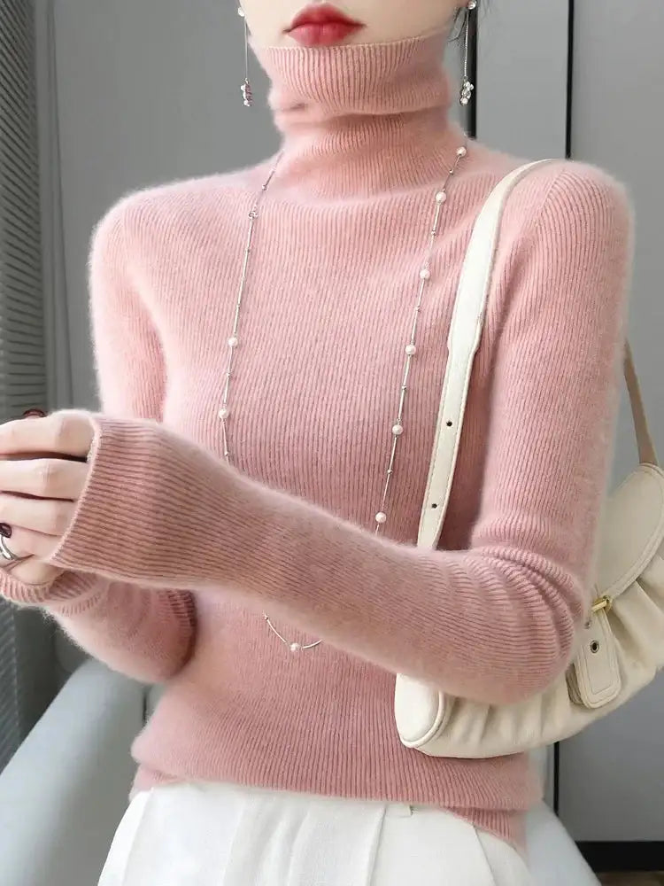 Slim Sweater Pullover Basic Cashmere LuxVrouw