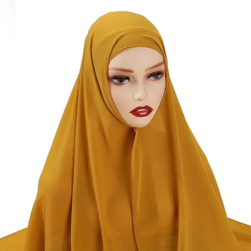 Hijab Instantané avec Bonnet – Confort & Style LuxVrouw
