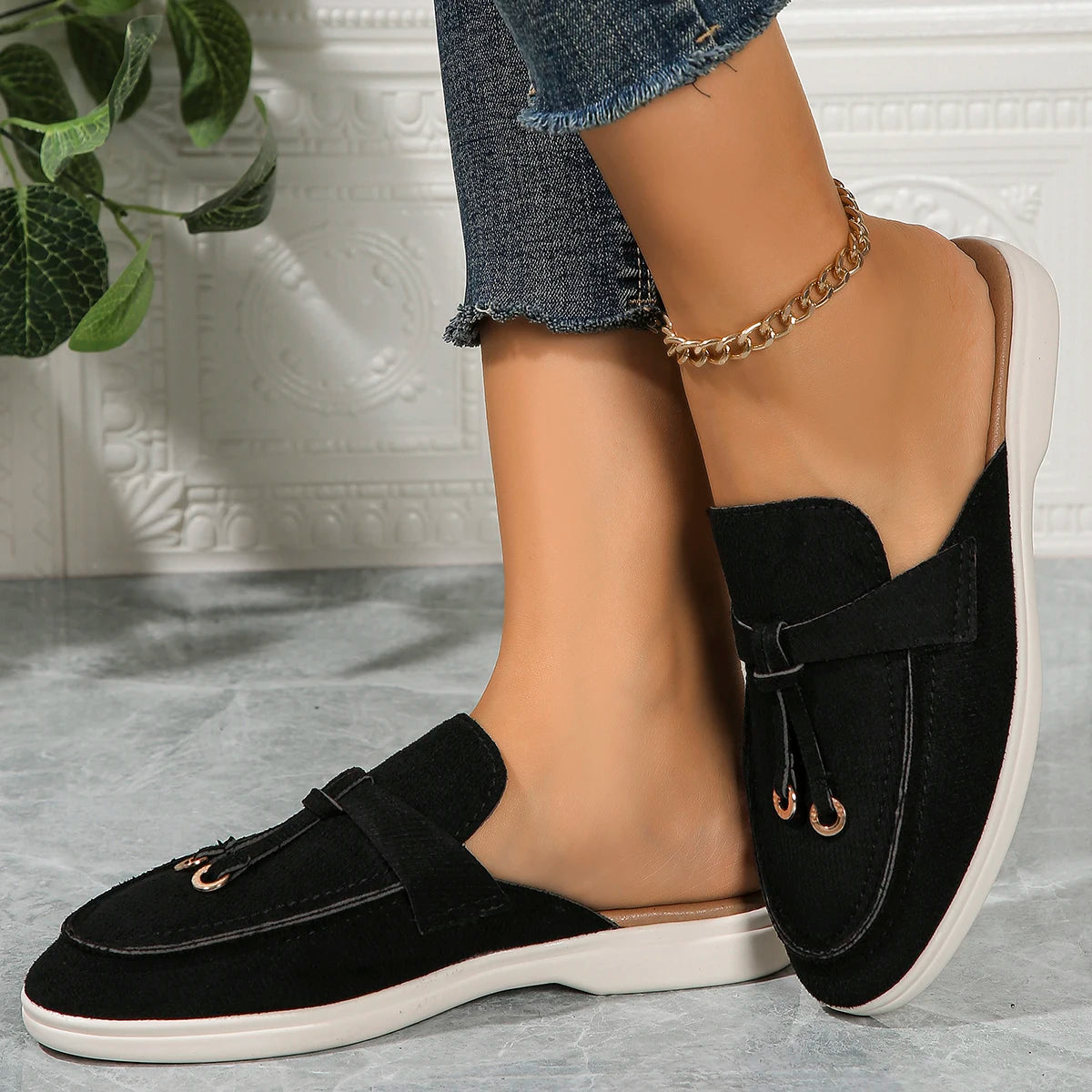 Sneakers Plates Femme Slip-On Vulcanisées – Confortables & Grande Taille | LuxVrouw