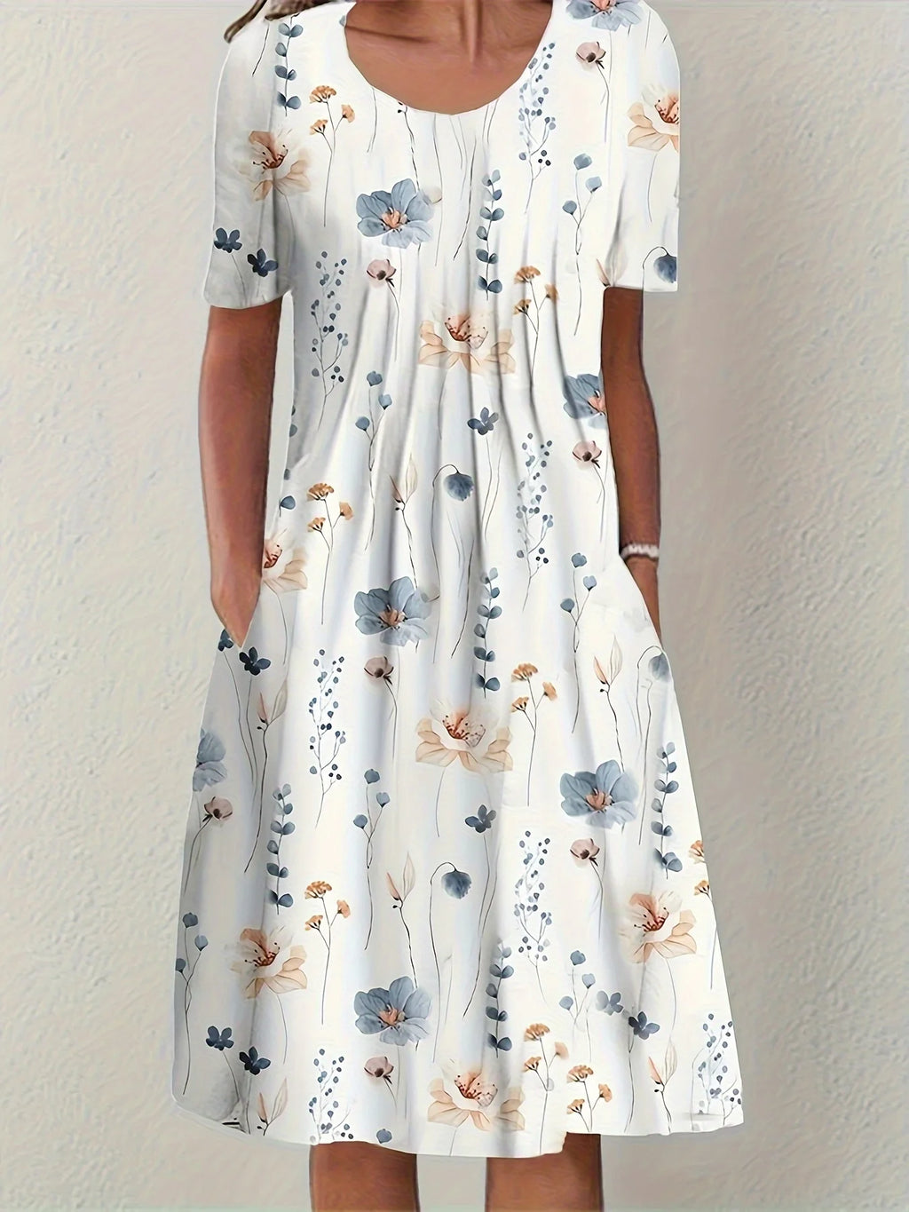 Robe Femme Grande Taille Imprimée Ample – Élégante & Casual Toutes Saisons | LuxVrouw