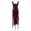 Robe Longue Femme Moulante Sans Manches Dos Nu – Sexy & Soirée | LuxVrouw