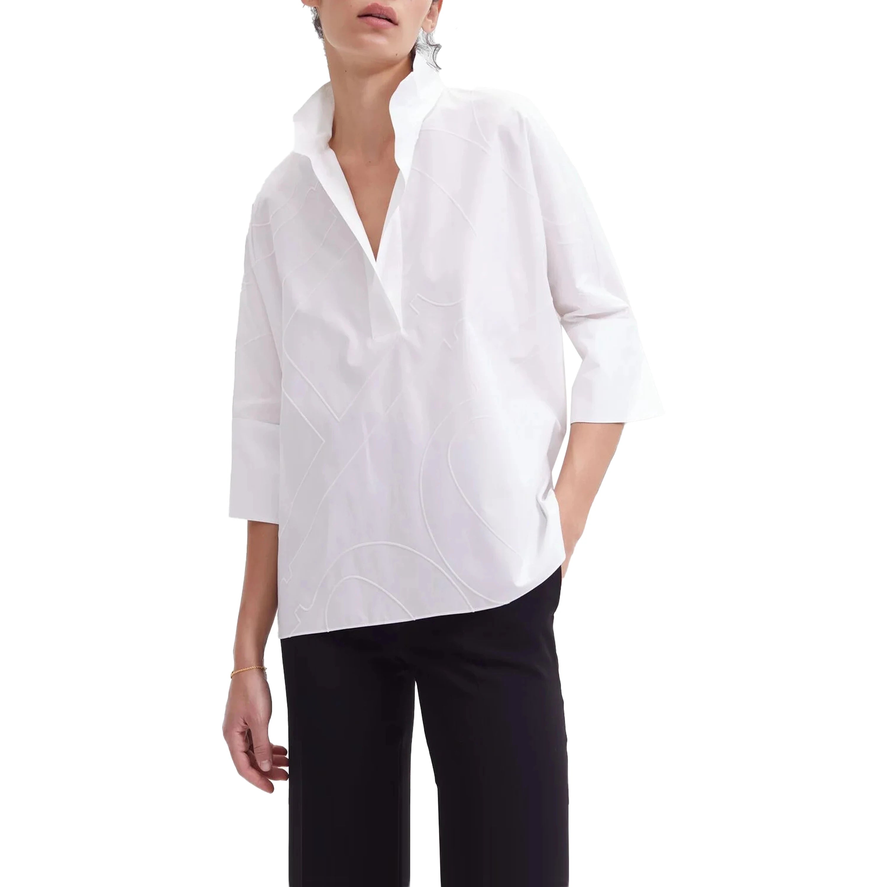 Women Blouse Fashion V-Neck Summer