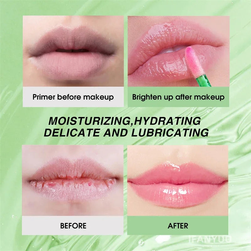 Gloss Lèvres Aloe Vera Changeant de Couleur – Hydratant & Nourrissant | LuxVrouw LuxVrouw