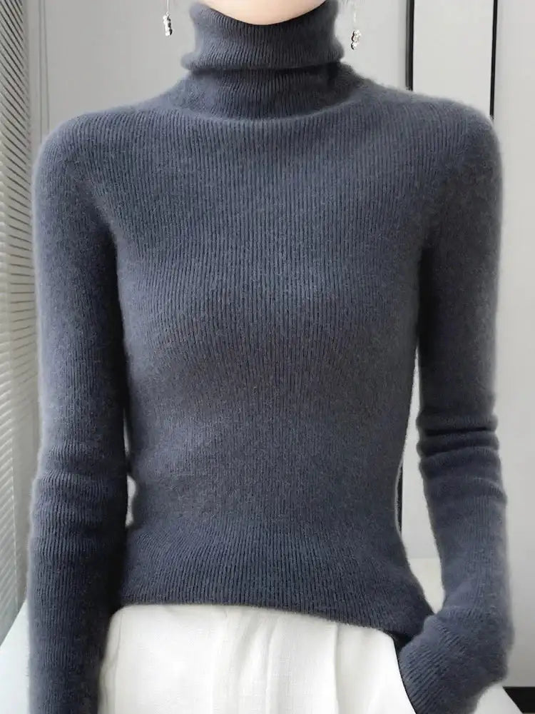 Slim Sweater Pullover Basic Cashmere LuxVrouw
