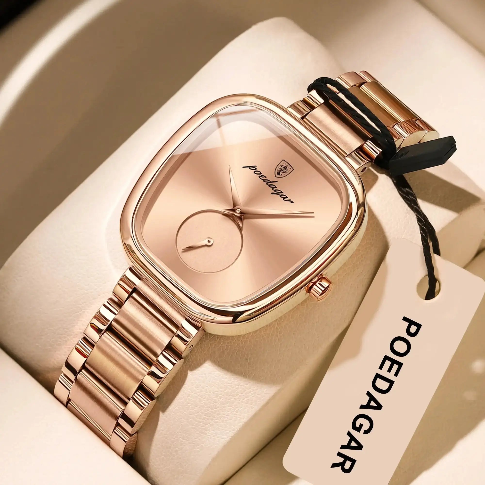 POEDAGAR High Quality Luxury Watches For Women Stainless Steel Waterproof Elegant Ladies Wristwatch Fashion Quartz Woman's Watch LuxVrouw