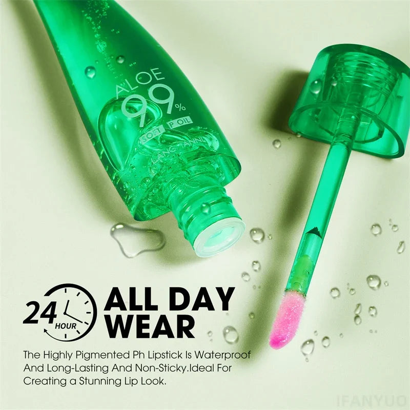 Gloss Lèvres Aloe Vera Changeant de Couleur – Hydratant & Nourrissant | LuxVrouw LuxVrouw