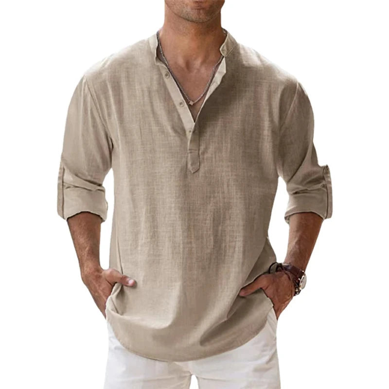 Chemise Tunique Homme Été – Casual & Légère LuxVrouw