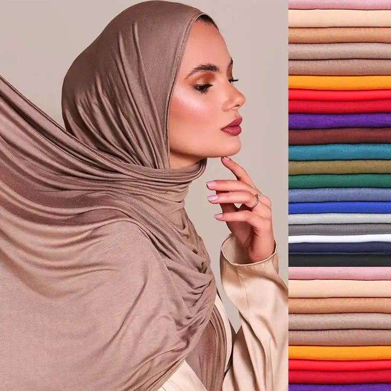 Hijab Womens High Quality Solid LuxVrouw