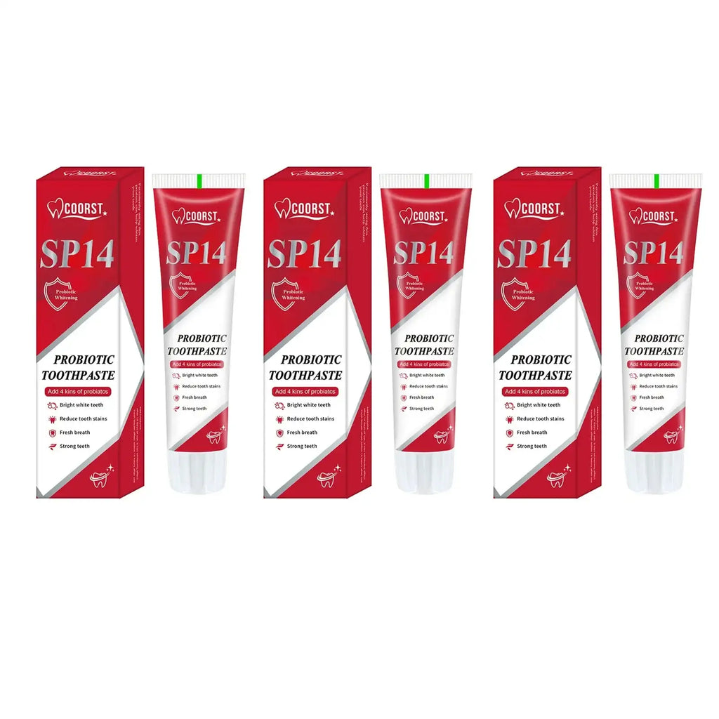 SP14 Ultra Whitening Brightening Toothpaste 1/2/3Pcs Gentle Mint Probiotic Stain Removing Fresh Breath Deep Cleaning Oral Care LuxVrouw