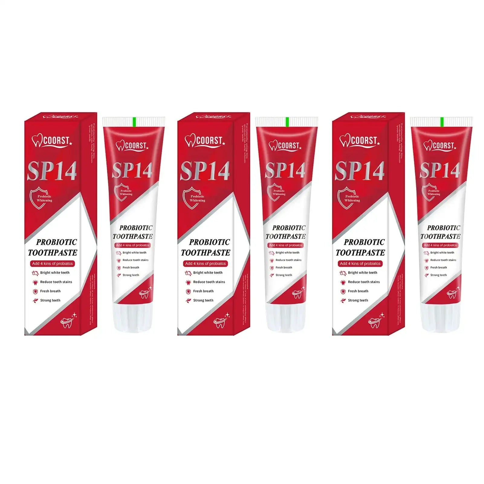 SP14 Ultra Whitening Brightening Toothpaste 1/2/3Pcs Gentle Mint Probiotic Stain Removing Fresh Breath Deep Cleaning Oral Care LuxVrouw