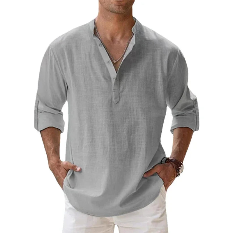Chemise Tunique Homme Été – Casual & Légère LuxVrouw