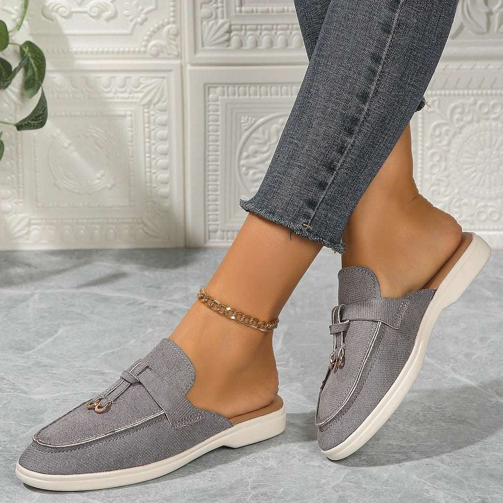 Sneakers Plates Femme Slip-On Vulcanisées – Confortables & Grande Taille | LuxVrouw