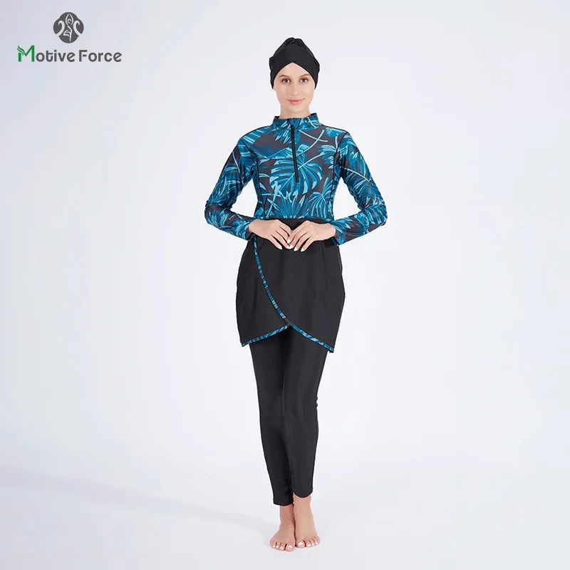 Burkini 3 Pièces Femme – Modeste & Élégant LuxVrouw
