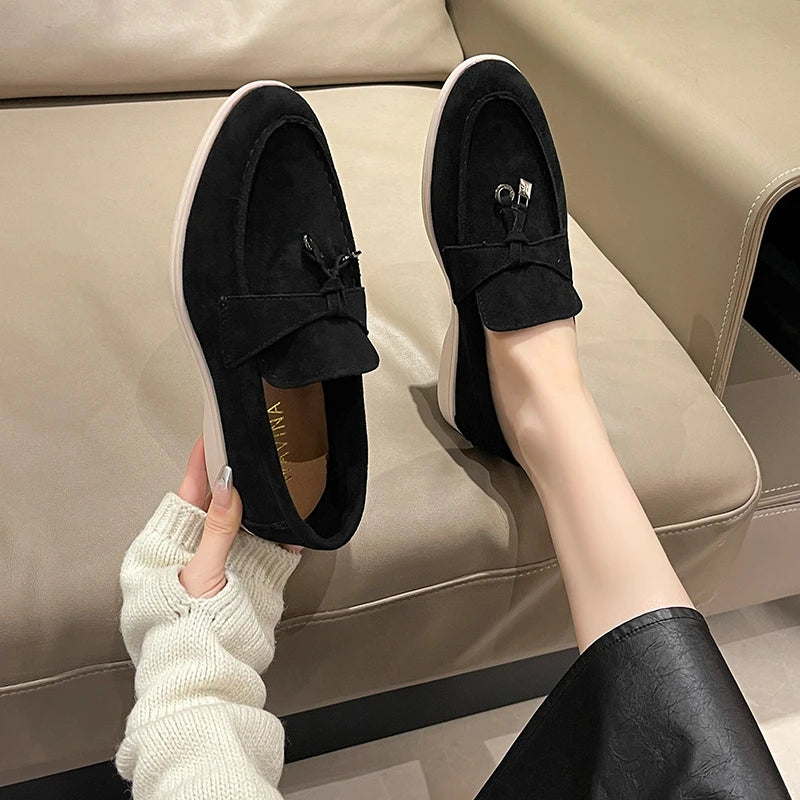 Chaussures Plates Femme Style Britannique – Confortables & Élégantes | LuxVrouw LuxVrouw