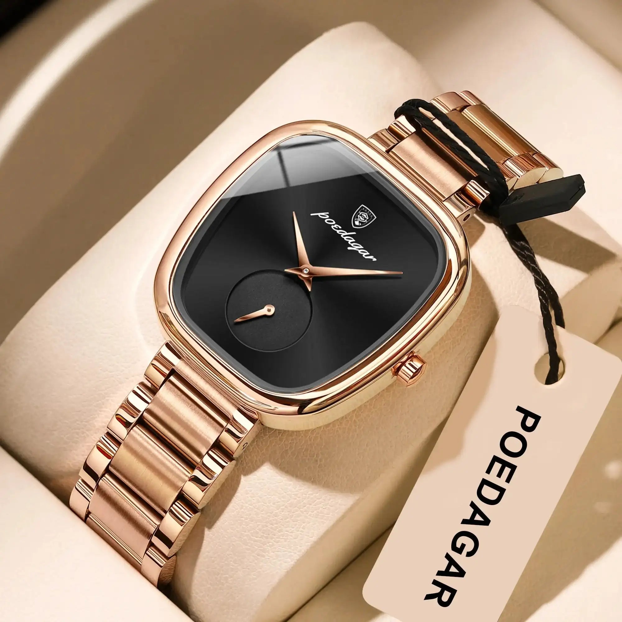 POEDAGAR High Quality Luxury Watches For Women Stainless Steel Waterproof Elegant Ladies Wristwatch Fashion Quartz Woman's Watch LuxVrouw