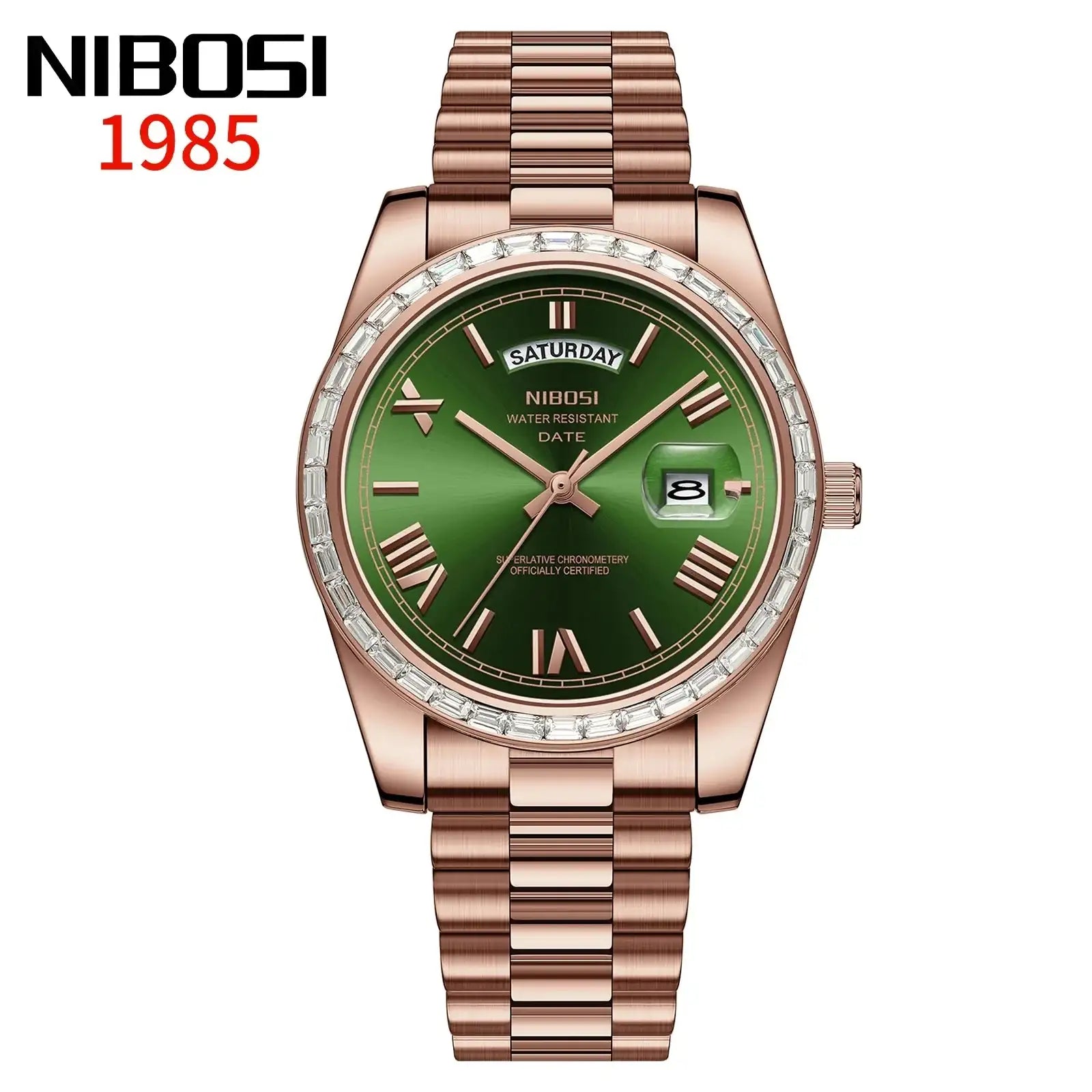 NIBOSI Brand Luxury New Watches For Man Waterproof Stainless Steel Men's Quartz Watch With Perpetual Calendar relógios masculino LuxVrouw