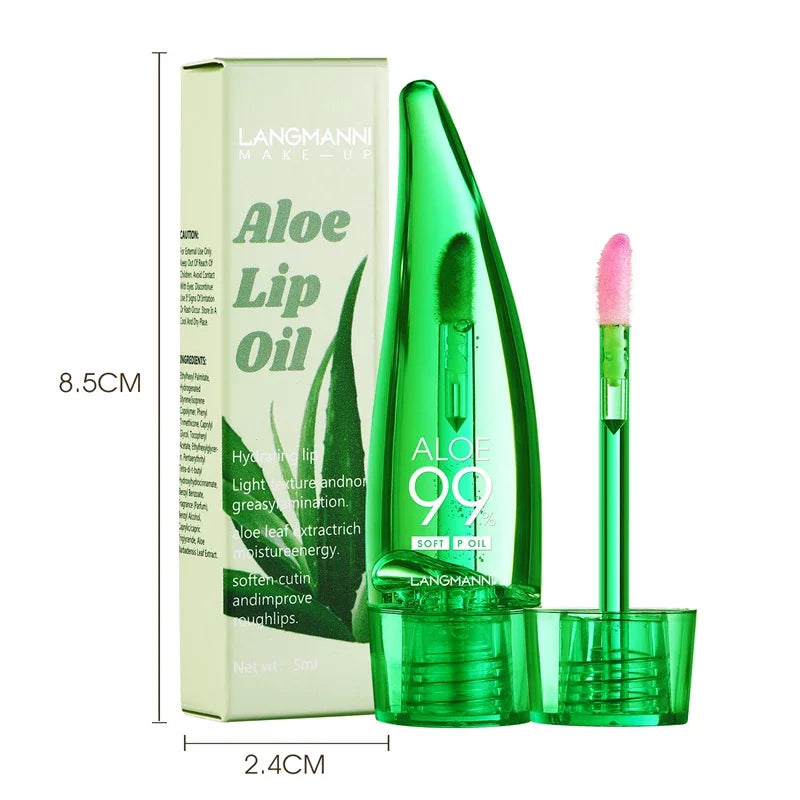 Gloss Lèvres Aloe Vera Changeant de Couleur – Hydratant & Nourrissant | LuxVrouw LuxVrouw