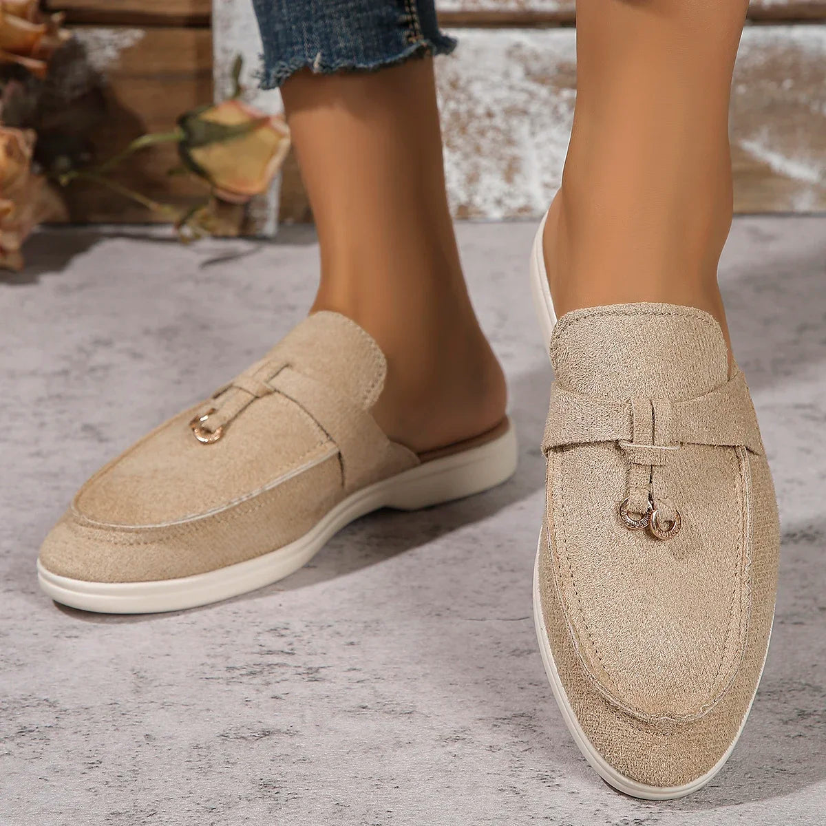 Sneakers Plates Femme Slip-On Vulcanisées – Confortables & Grande Taille | LuxVrouw
